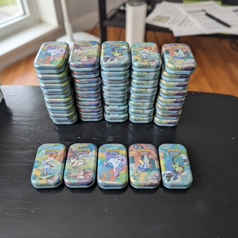 Pokemon‎ Mini Tin Set X5